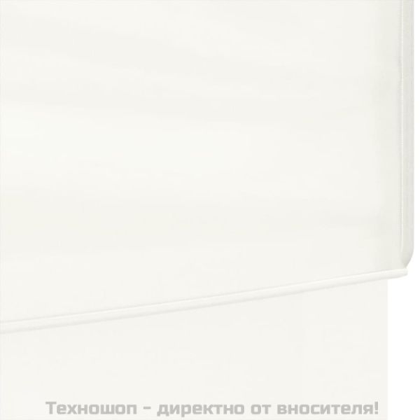 Сгъваема парти палатка със странични стени, бяла, 3x3 м