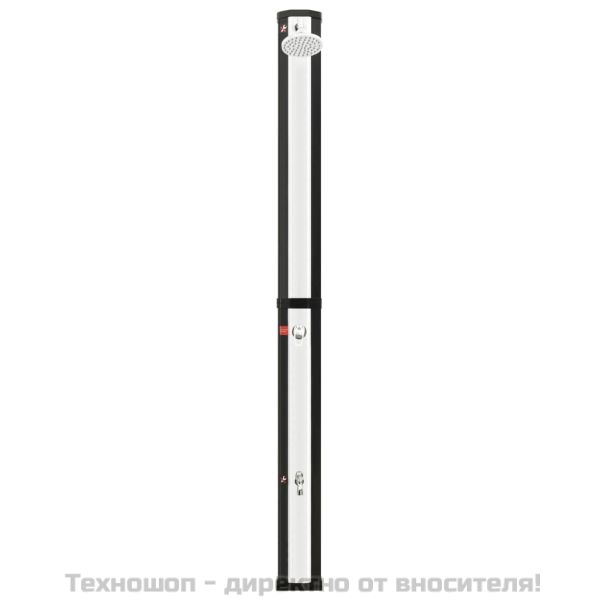 Външен соларен душ с душ слушалка и кран 35 л