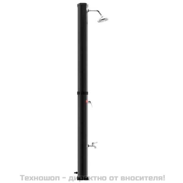 Външен соларен душ с душ слушалка и кран 35 л