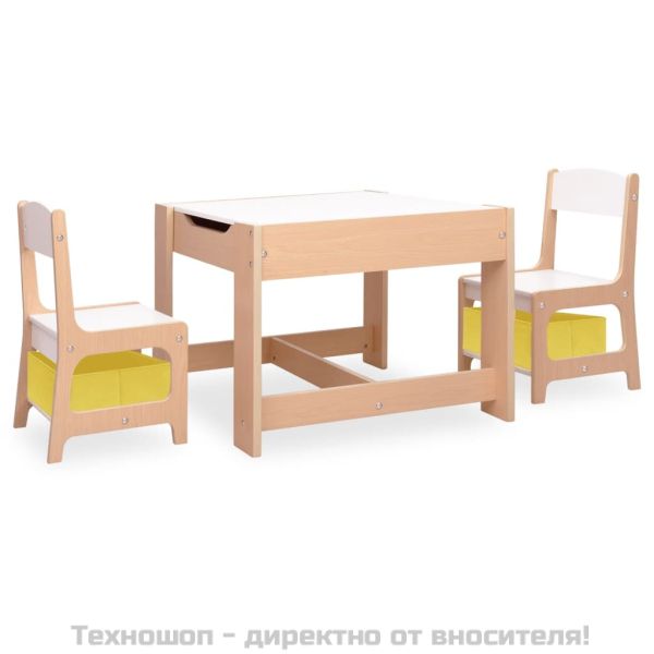 Детска масичка с 2 столчета, МДФ