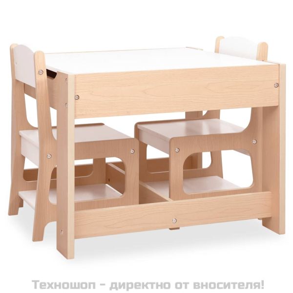 Детска масичка с 2 столчета, МДФ