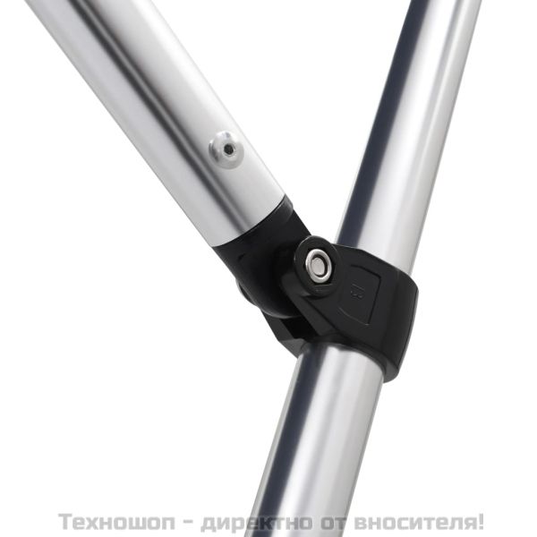 Тента за лодка, 3 дъги, синя, 183x180x137 см