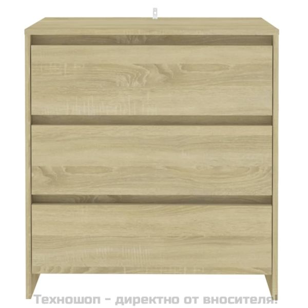 Сайдборд, дъб сонома, 70x41x75 см, инженерно дърво