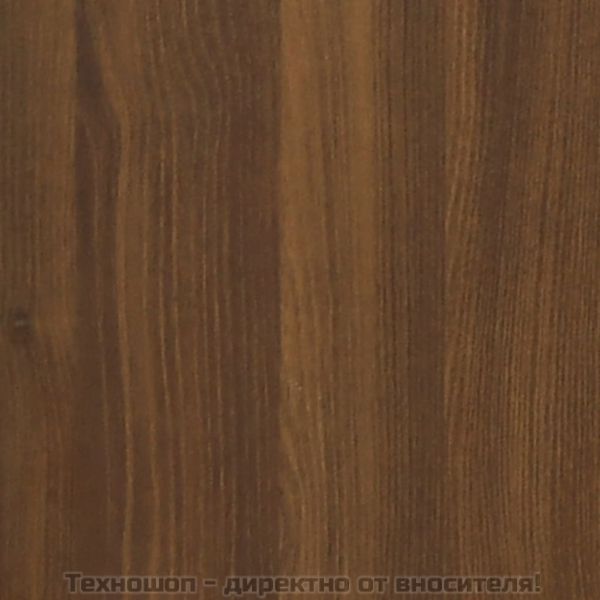 Библиотека/разделител, кафяв дъб, 80x24x96 см, инженерно дърво