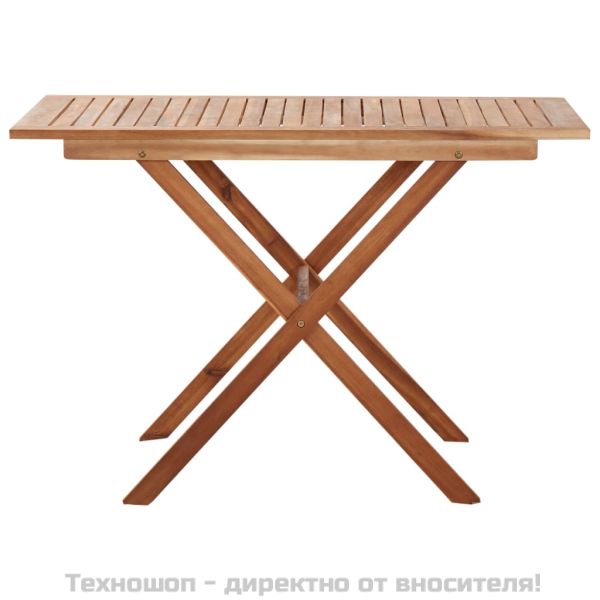 Градинска маса, 110x67x74 см, акация масив