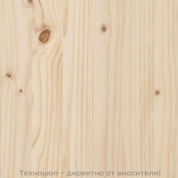 Горна табла за легло, 96x4x100 см, бор масив