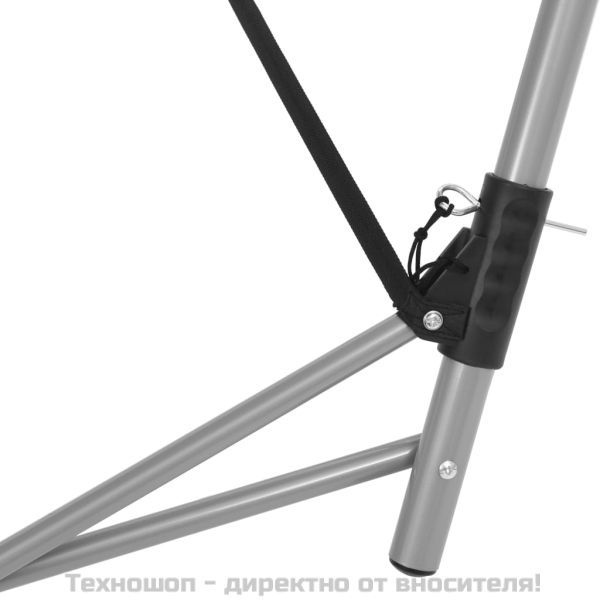 Хамак със сгъваема стойка, кафяв