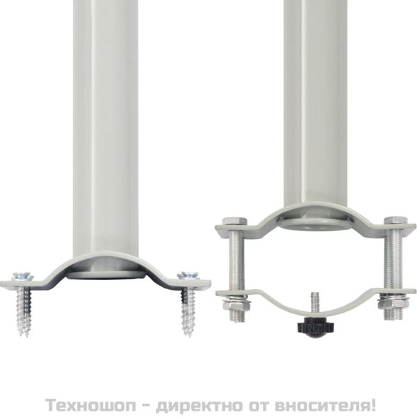 Прибираща се странична тента, 100х300 см, червена