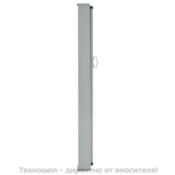 Прибираща се странична тента, 100х300 см, червена