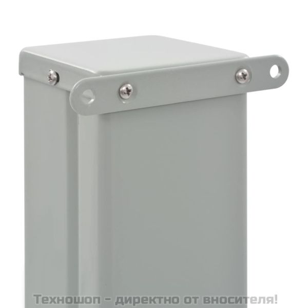 Прибираща се странична тента, 100х300 см, червена