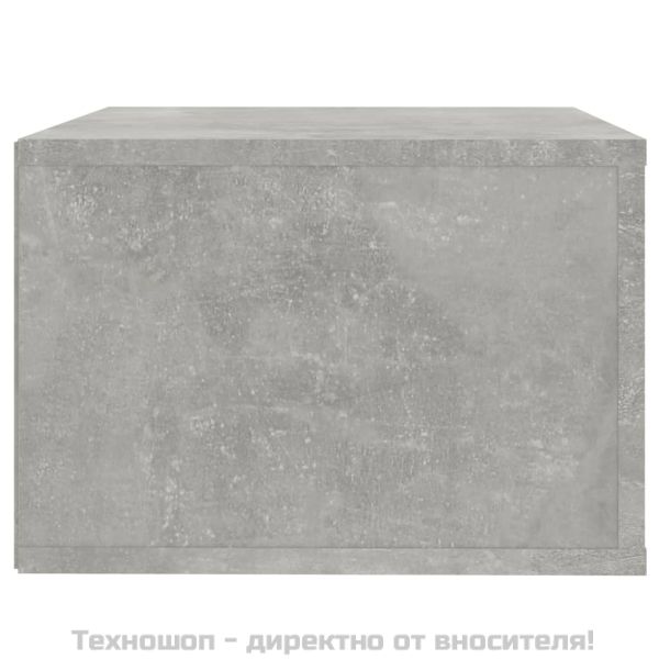 Нощно шкафче за стенен монтаж, бяло, 50x36x25 см