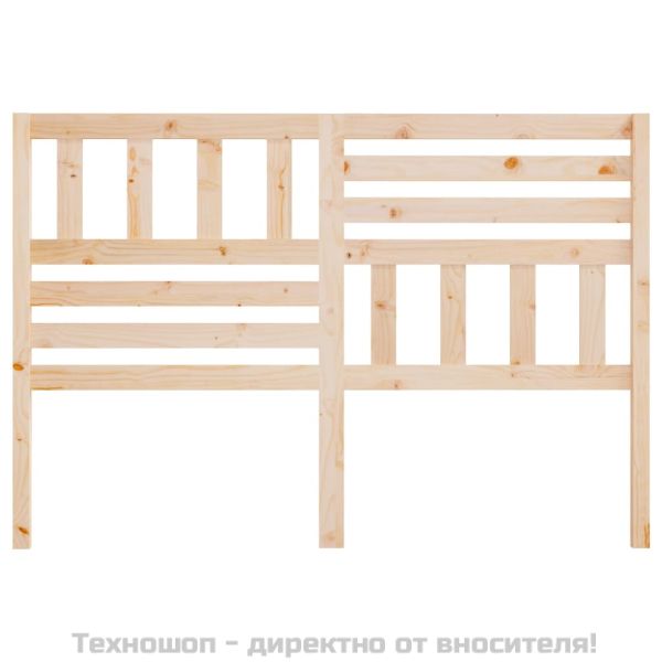 Горна табла за легло, 166x4x100 см, бор масив