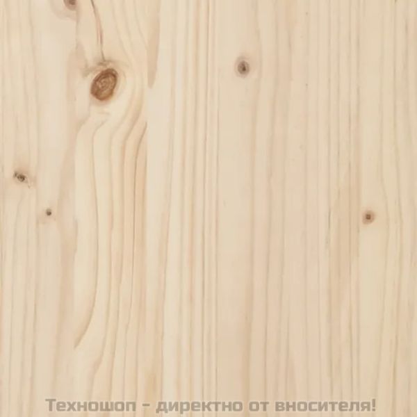 Горна табла за легло, 166x4x100 см, бор масив