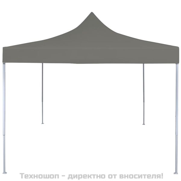 Сгъваема парти шатра, 3х3 м, антрацит
