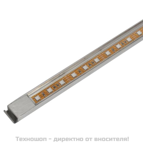 Правоъгълен фонтан за басейн, LED, неръждаема стомана, 45 см