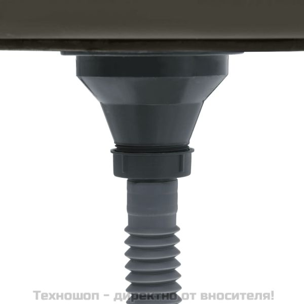 Ръчно изработена кухненска мивка, черна, неръждаема стомана