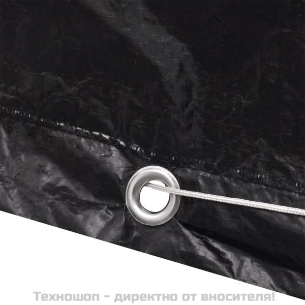 Покривало за градински шезлонг 8 капси 218x77x55 см