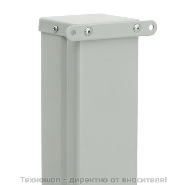 Прибираща се странична тента, 100x514 см, червена