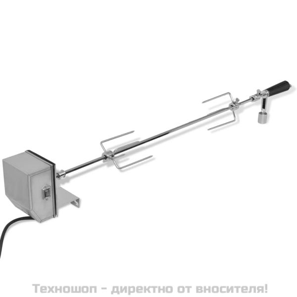 Шиш за ротисерия с вграден професионален мотор,стомана,900 мм
