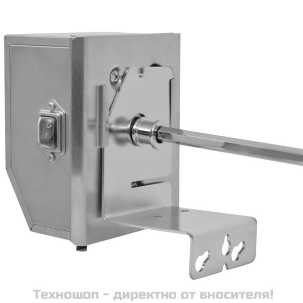 Шиш за ротисерия с вграден професионален мотор,стомана,900 мм