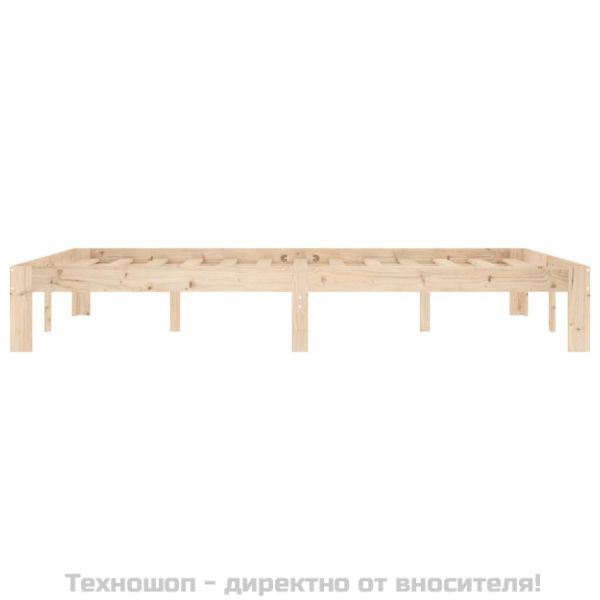 Рамка за легло, бор масив, 140х200 см