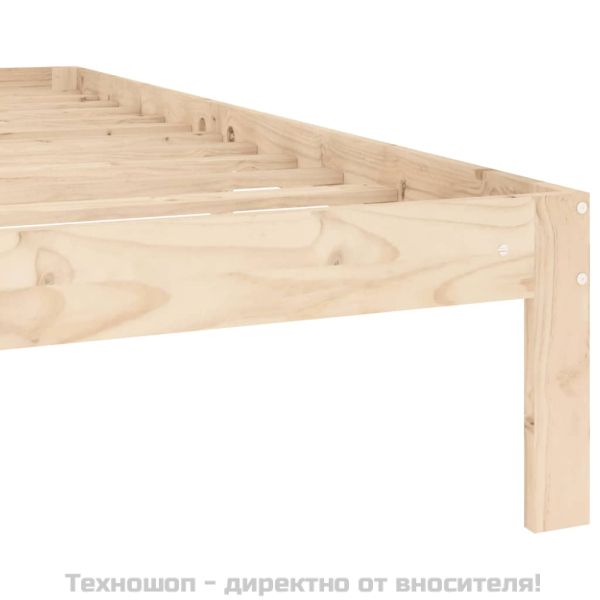 Рамка за легло, бор масив, 140х200 см