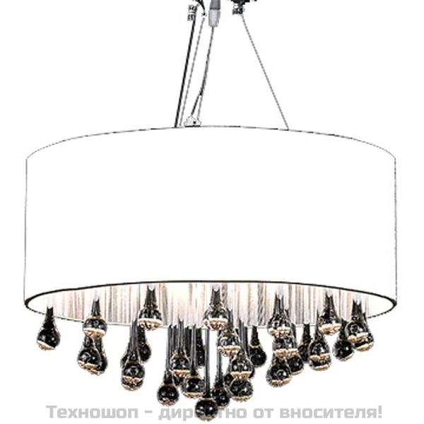 Полилей с 85 кристала, бял