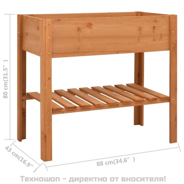 Плантер, 88x43x80 см, чам