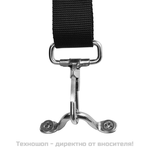 Тента за лодка, 3 дъги, антрацит, 183x160x137 см