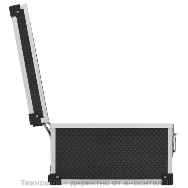 CD куфар за 40 диска, алуминий, ABS, черен