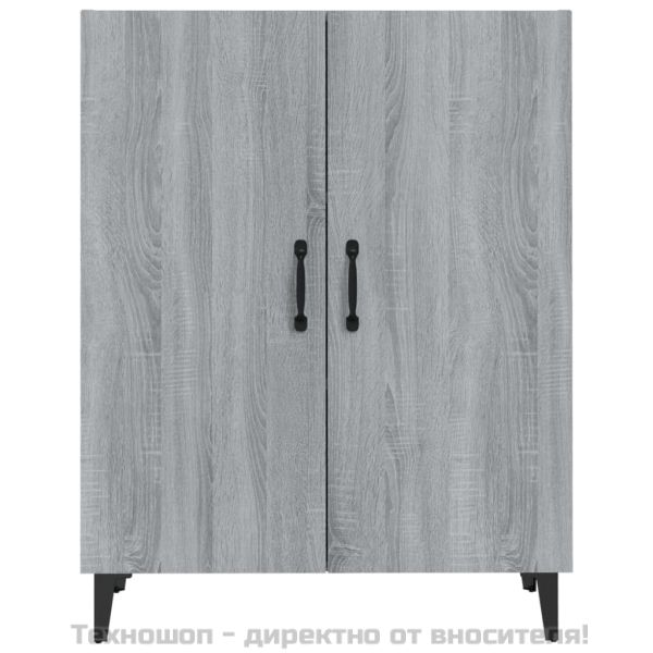 Сайдборд, Сив сонома, 70x34x90 см, инженерно дърво