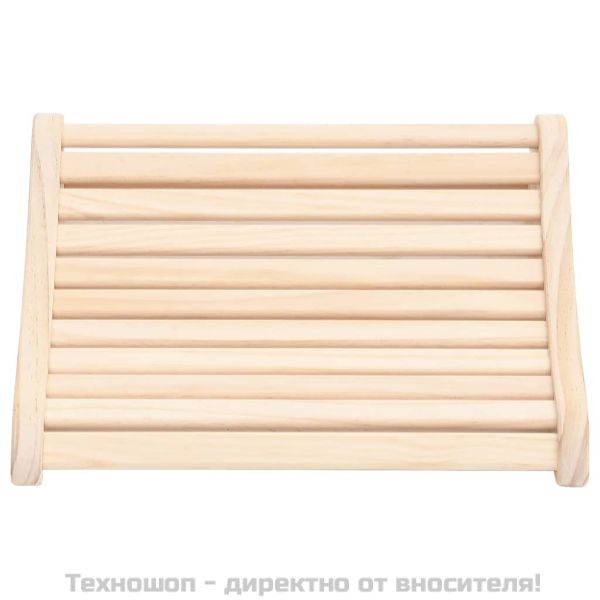 Облегалка за глава за сауна, масивен бор