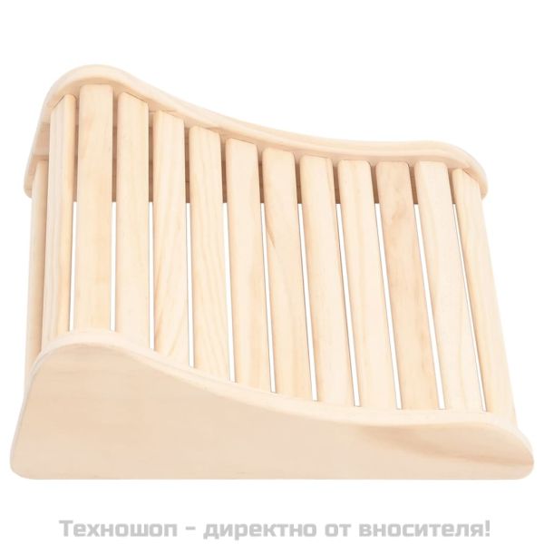 Облегалка за глава за сауна, масивен бор