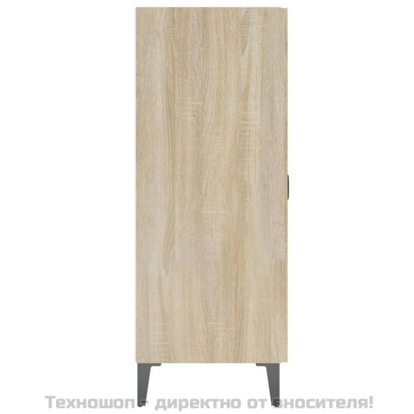 Сайдборд, дъб сонома, 69,5x34x90 см, инженерно дърво
