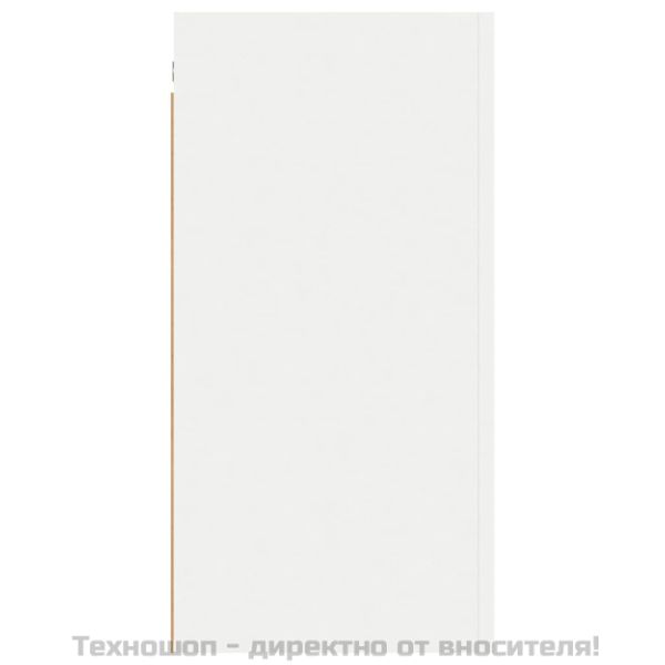 ТВ шкаф, бял, 30,5x30x60 см, инженерно дърво