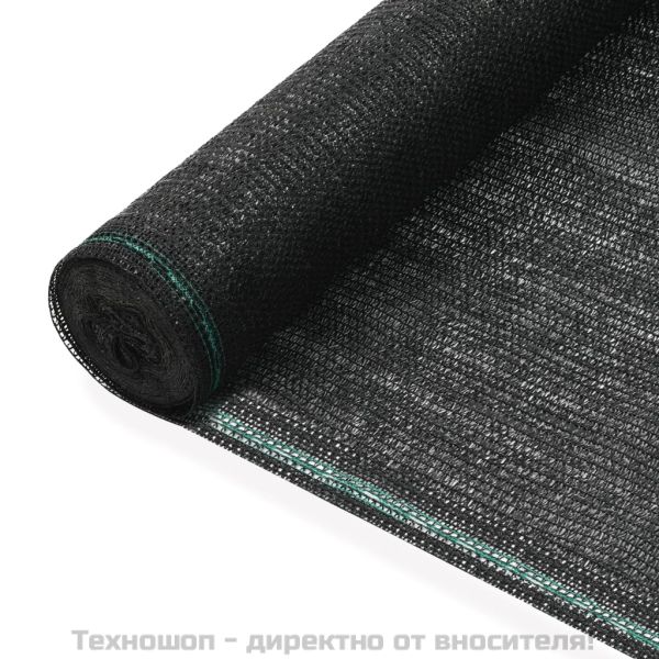 Тенис екран, HDPE, 1x25 м, черен