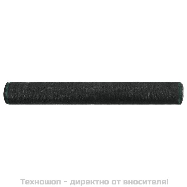 Тенис екран, HDPE, 1x25 м, черен