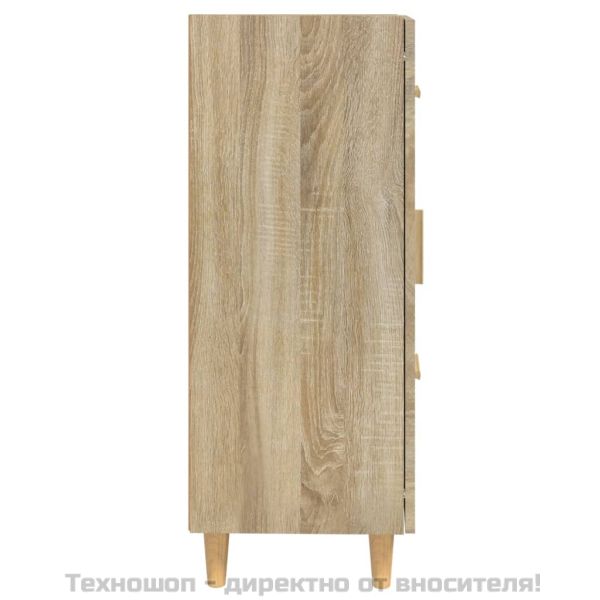 Сайдборд, дъб сонома, 69,5x34x90 см, инженерно дърво
