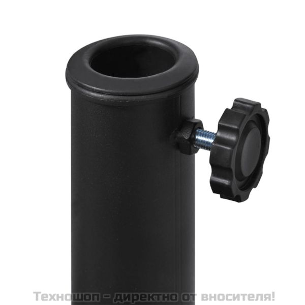 Полукръгла стойка за чадър за слънце, смола