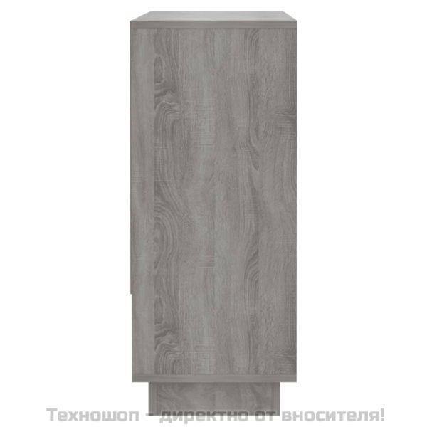 Сайдборд, сив сонома, 97x31x75 см, инженерно дърво