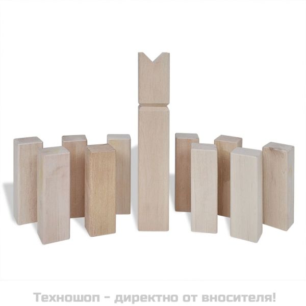 Дървен комплект за игра Куб