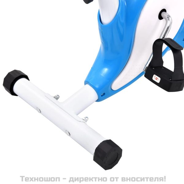 Велоергометър с ремъчно задвижване, син