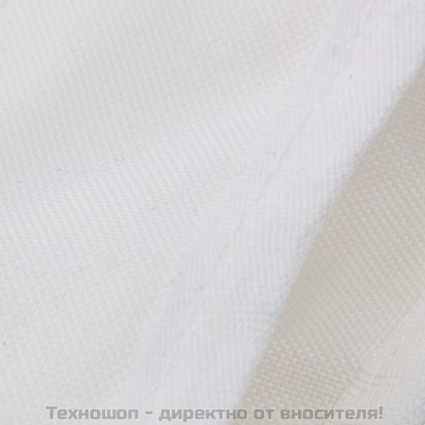 Тента за лодка, 3 дъги, бяла, 183x160x137 см