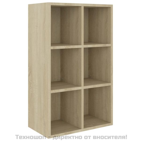 Библиотека/бюфет, дъб сонома, 66x30x98 см, инженерно дърво