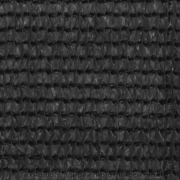 Балконски екран, HDPE, 75x400 см, антрацитно сиво