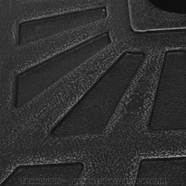 Основа за чадър, квадратна, смола, черна, 19 кг