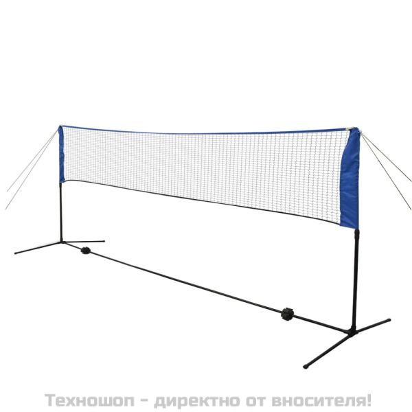 VidaXL Бадминтон мрежа с перца, 300x155 cм