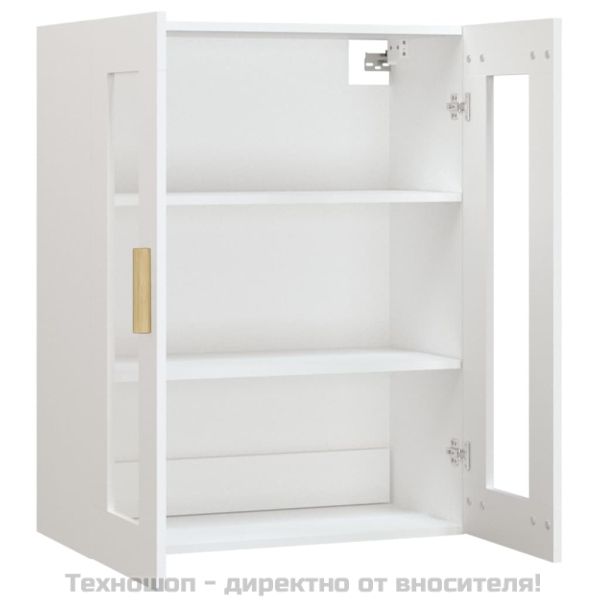 Окачен стенен шкаф, бял, 69,5x34x90 см