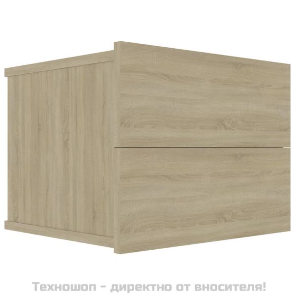 Нощни шкафчета, дъб сонома, 2 бр, 40x30x30 см, инженерно дърво