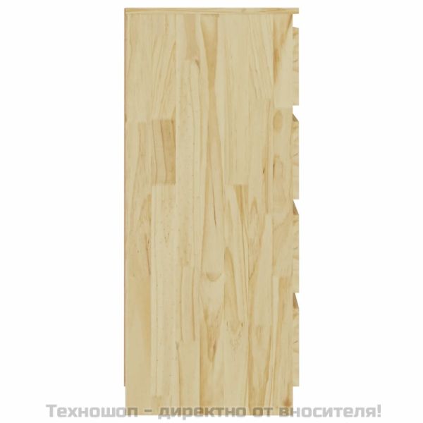 Страничен шкаф, 60x36x84 см, бор масив